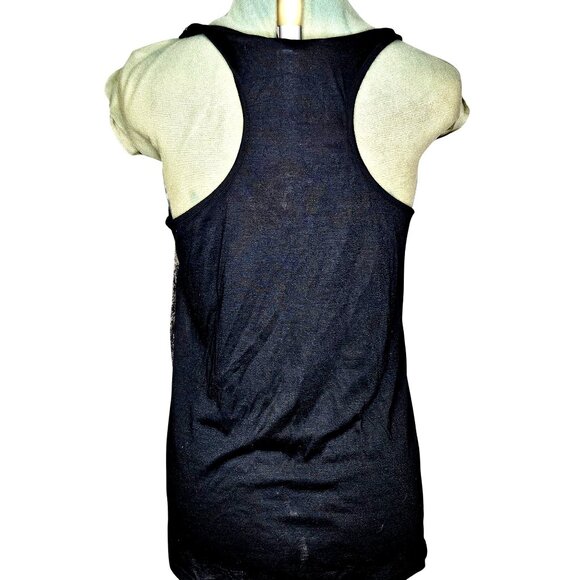 Womans Almost Famous animalcore festive sequin zebra print festive tank top L - Picture 5 of 8